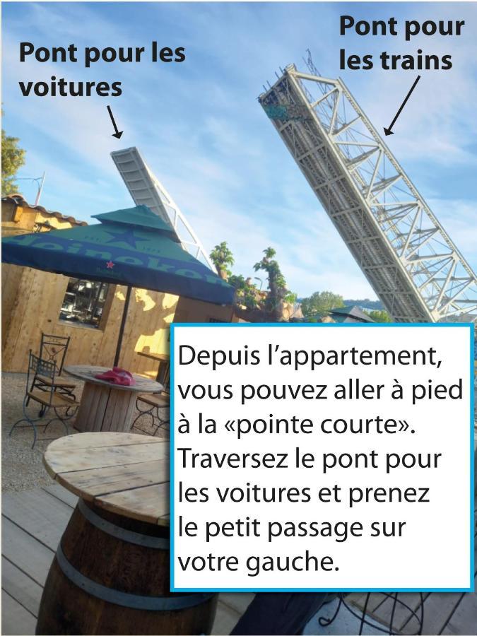 Apartmán + Jardin Au Calme Avec Bbq + Cellier + Garage Sète Exteriér fotografie